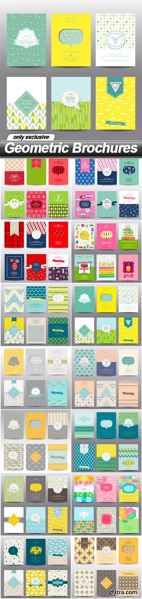 Geometric Brochures - 14 EPS