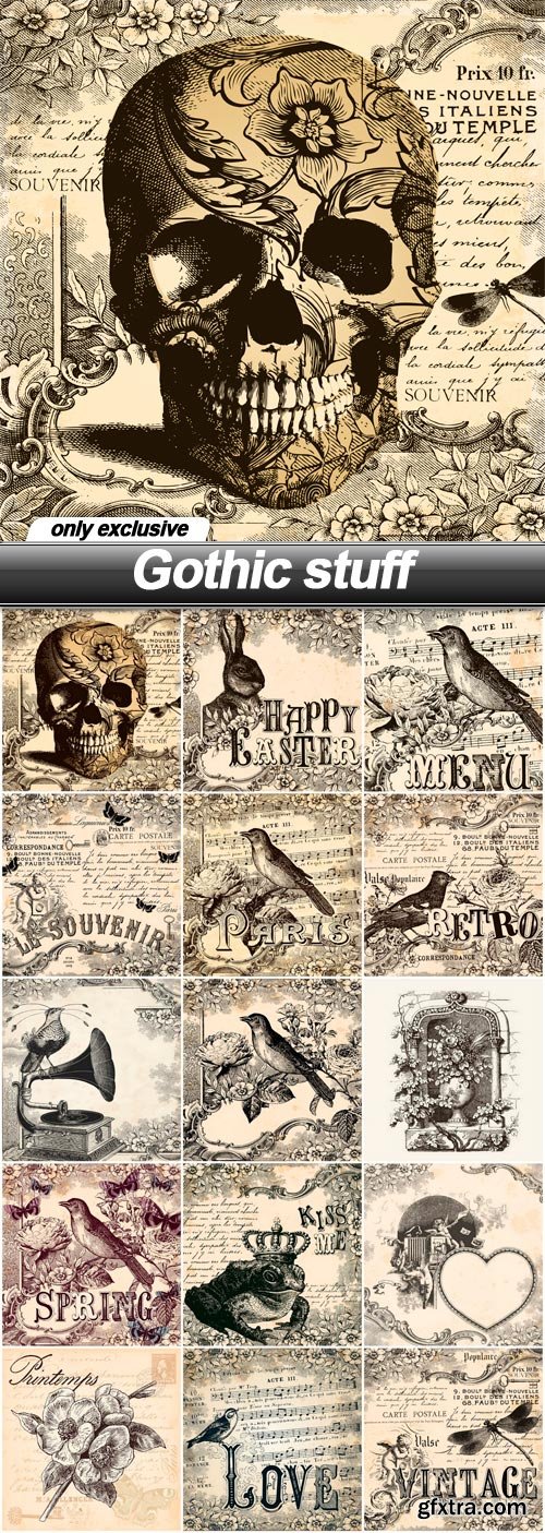 Gothic stuff - 15 EPS