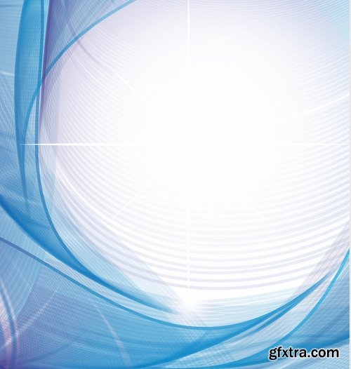 Collection of vector picture abstract background is a warm wave spiral 25 EPS