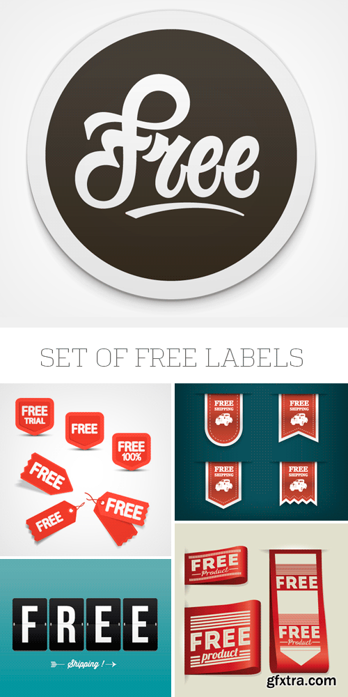 Amazing SS - Set of Free Labels, 25xEPS