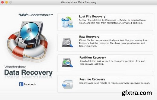 Wondershare Data Recovery 3.6.1 Multilingual (Mac OS X)