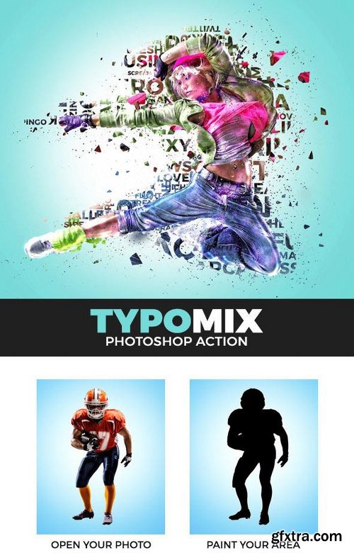 Graphicriver TypoMix Photoshop Action 14098974