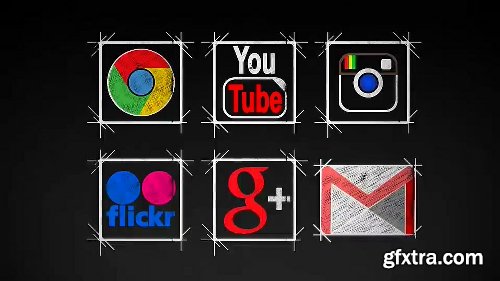 Videohive Social Media Icons- 30 Pack 8273695
