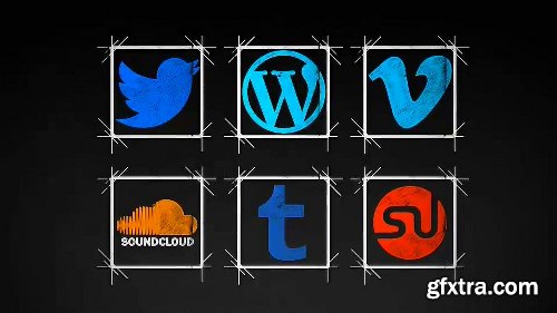 Videohive Social Media Icons- 30 Pack 8273695