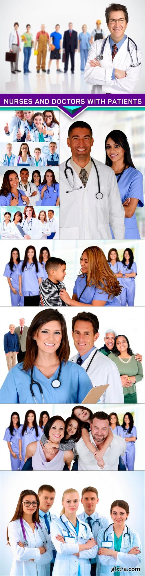 Nurses and doctors with patients 10x JPEG