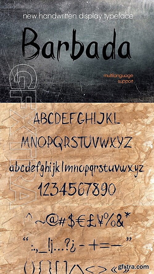 CM - Barbada Typeface 520654