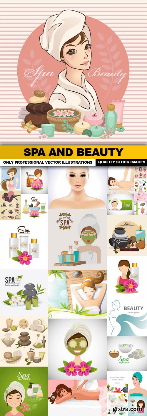 Spa And Beauty - 30 Vector
