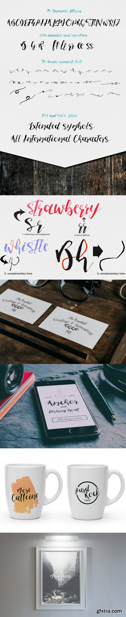 CM - Fish and Sea Typeface+Extras 517404