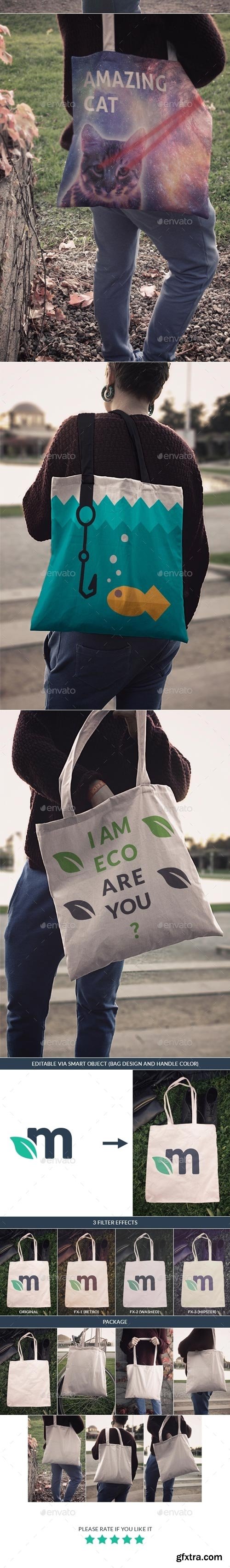 GraphicRiver - Fabric Eco Bag Mockups - 9590500