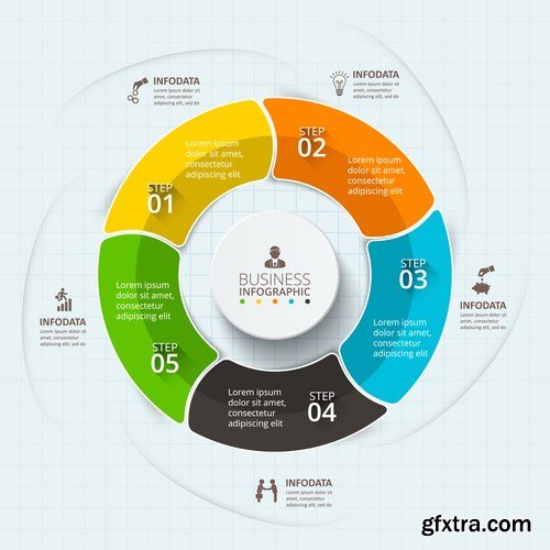 Collection Infographic 1, 25xEPS Collection Infographic 1, 25xEPS