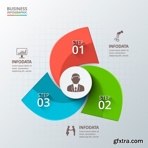 Collection Infographic 1, 25xEPS Collection Infographic 1, 25xEPS