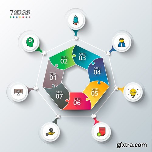 Collection Infographic 1, 25xEPS Collection Infographic 1, 25xEPS