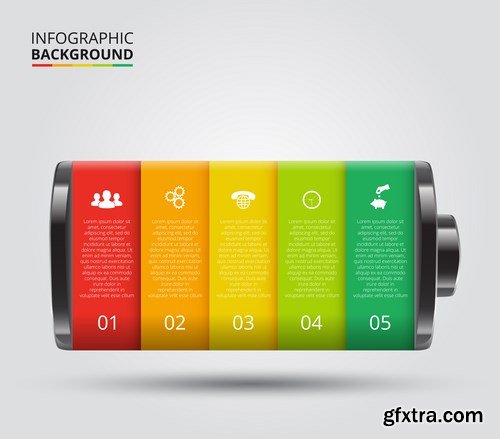 Collection Infographic 1, 25xEPS Collection Infographic 1, 25xEPS