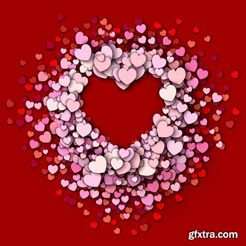 St. Valentine's Day, Hearts, Love 6 - 26xEPS