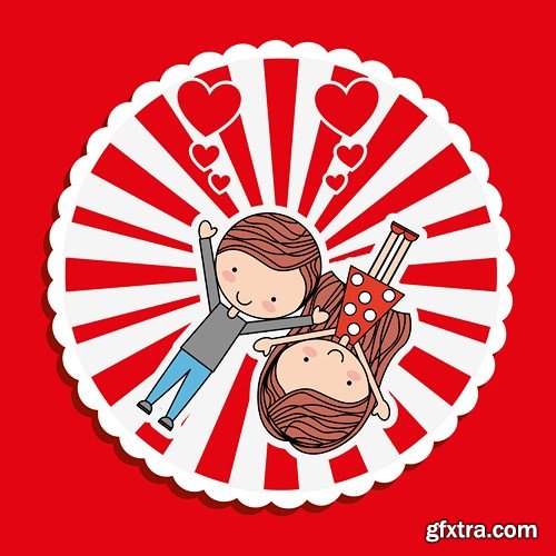 St. Valentine's Day, Hearts, Love 6 - 26xEPS