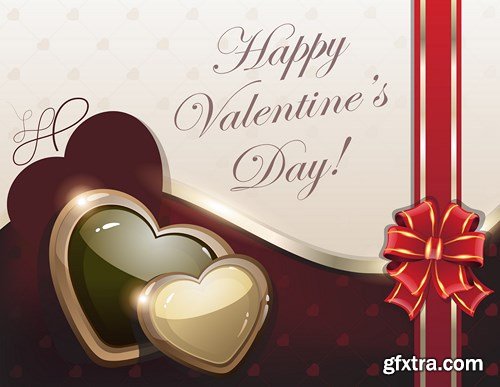 St. Valentine's Day, Hearts, Love 7 - 25xEPS