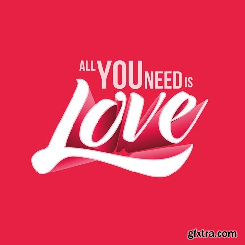 St. Valentine's Day, Hearts, Love 7 - 25xEPS