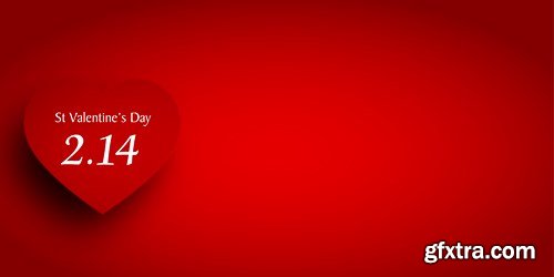 St. Valentine's Day, Hearts, Love 7 - 25xEPS