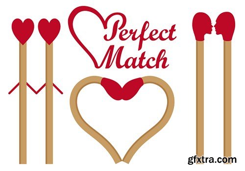 St. Valentine's Day, Hearts, Love 7 - 25xEPS