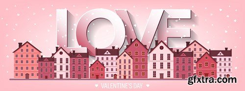 St. Valentine's Day, Hearts, Love 9 - 27xEPS