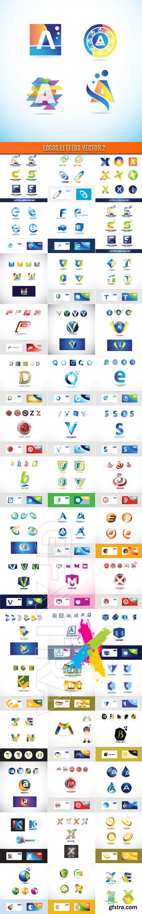 Logos letters vector 2 Logos letters vector 2