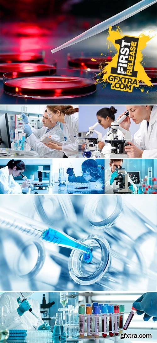 Stock Photo Scientist working at the laboratory