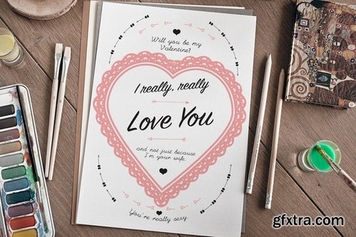 CM - Hot Love Illustrator Brushes 517779 CM - Hot Love Illustrator Brushes 517779