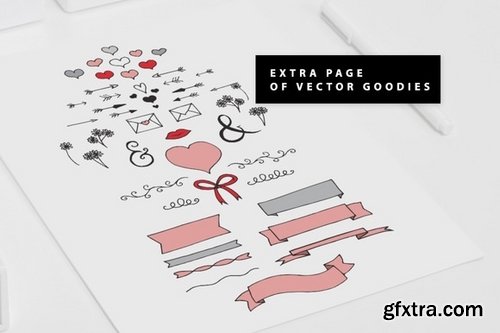 CM - Hot Love Illustrator Brushes 517779 CM - Hot Love Illustrator Brushes 517779