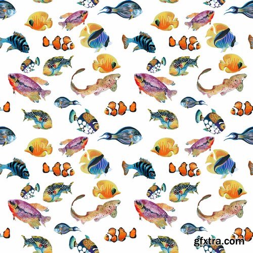 tropical world of fish 6X EPS