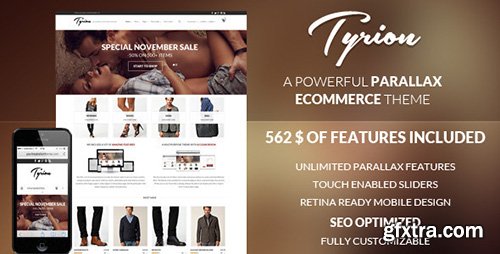 ThemeForest - Tyrion v1.6.7 - Flexible Parallax e-Commerce Theme - 6193222