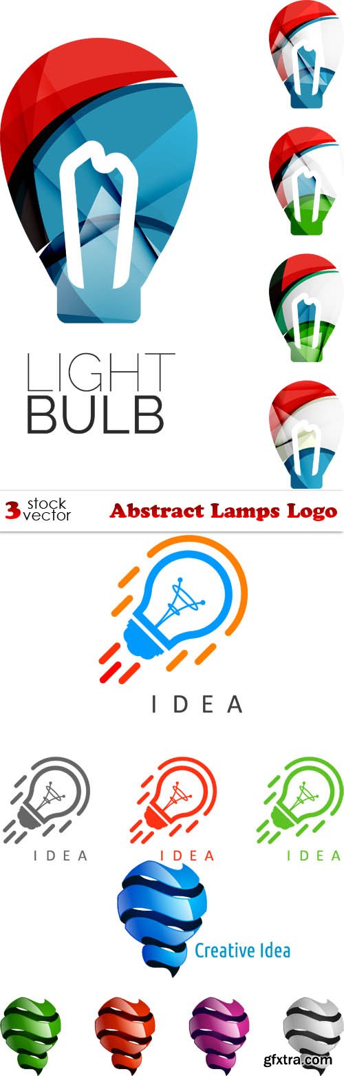 Vectors - Abstract Lamps Logo