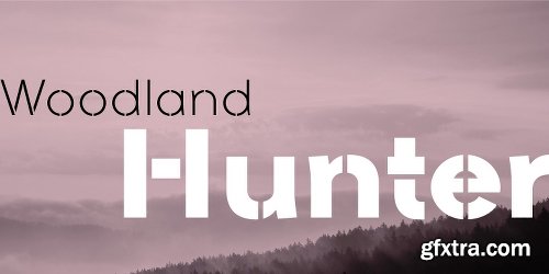 Galeb Stencil Font Family 5 Fonts $125