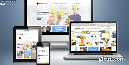 ThemeForest - 456 Industry v1.4 - Repair Tools Shop & Construction / Building / Renovation WP Theme - 6147589