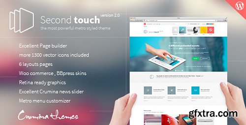ThemeForest - Second Touch v1.7.8 - Powerful metro styled theme - 5681032