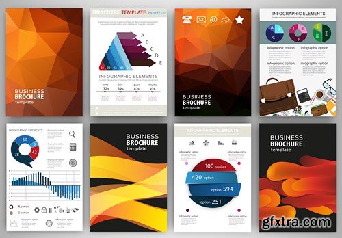 Design Flyer &amp; Corporate Brochures 12 - 25xEPS