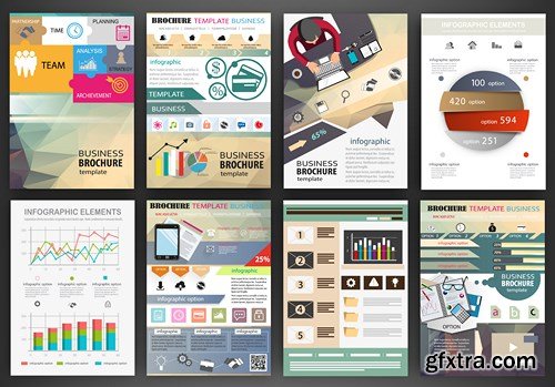 Design Flyer &amp; Corporate Brochures 12 - 25xEPS