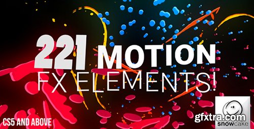 Videohive 221 Motion FX Elements Pack 13300394
