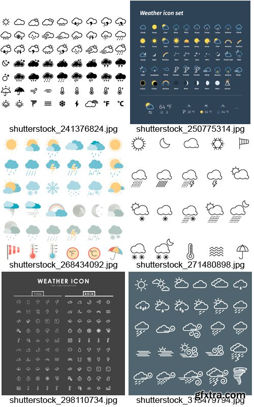 Amazing SS - Weather Icons &amp; Design Elements, 25xEPS