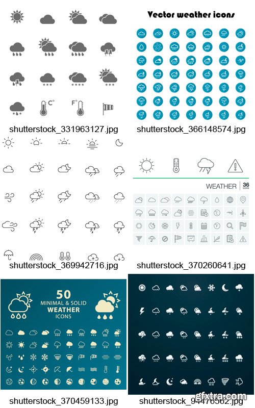 Amazing SS - Weather Icons &amp; Design Elements, 25xEPS