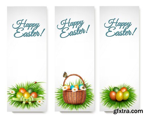 Easter banners 13X EPS