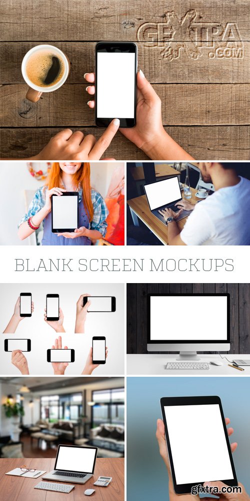 Amazing SS - Blank Screen Mockups, 25xJPGs Amazing SS - Blank Screen Mockups, 25xJPGs