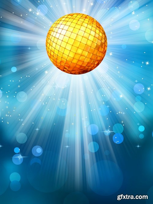 Collection of vector image icon color ball sphere 25 EPS