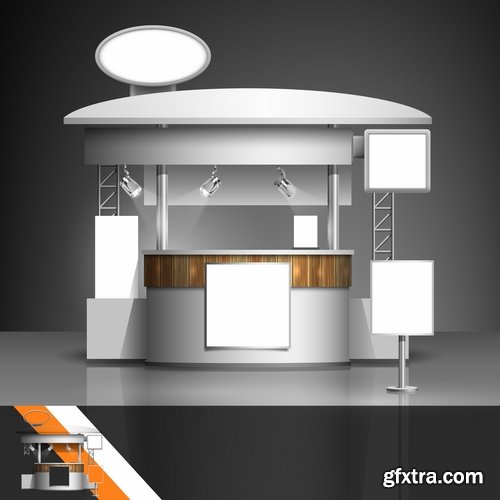 Collection of vector image advertising billboard ad store showcase 25 EPS Collection of vector image advertising billboard ad store showcase 25 EPS