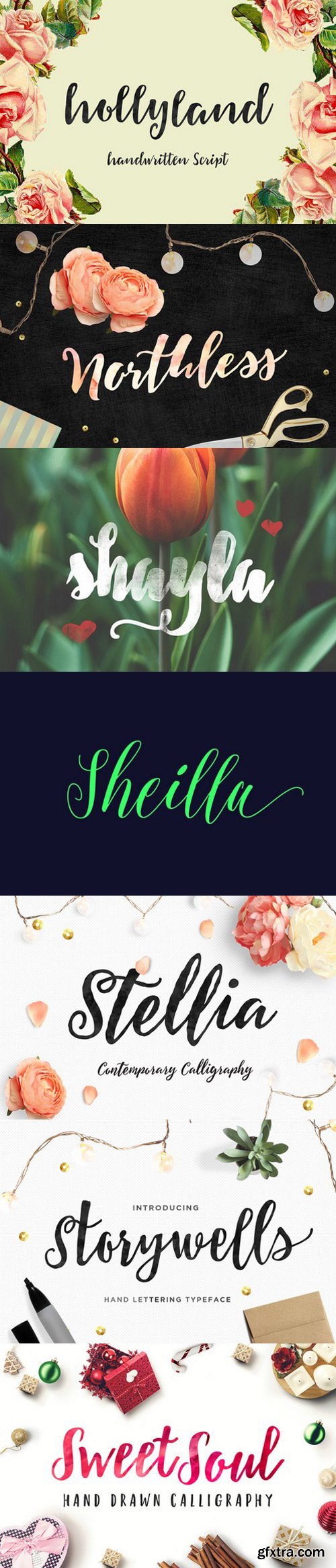 Handmade Font Bundle 12xOTF 535616