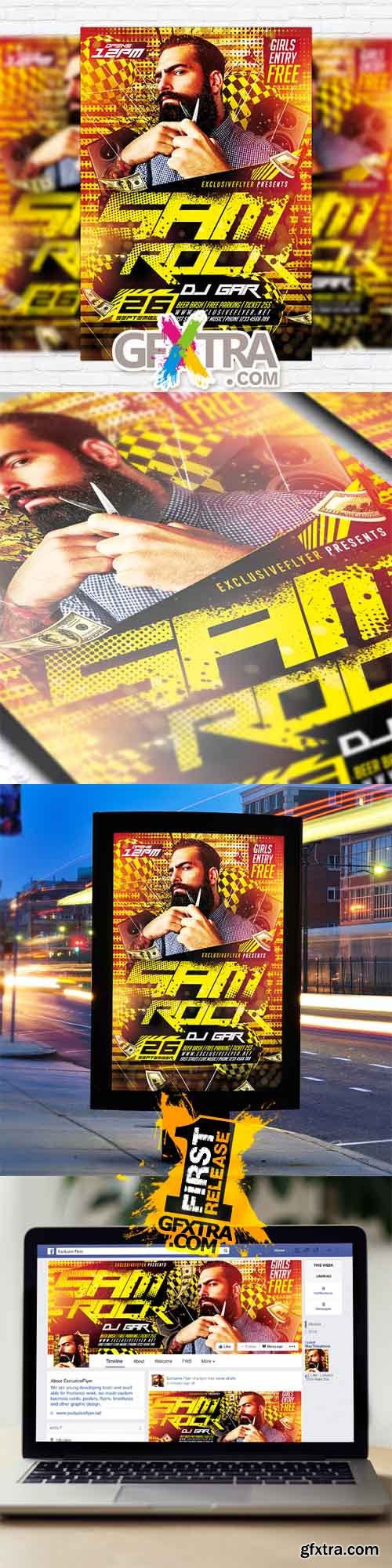 Special Guest Party &ndash; Flyer Template + Facebook Cover