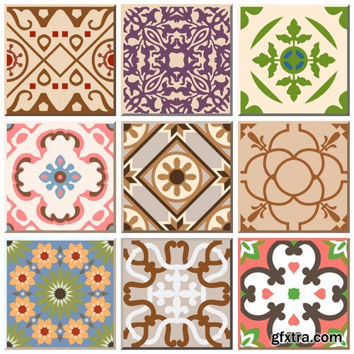 ceramic tile pattern 11X EPS