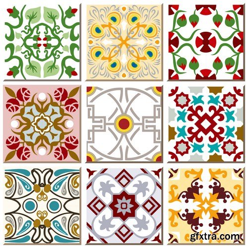 ceramic tile pattern 11X EPS