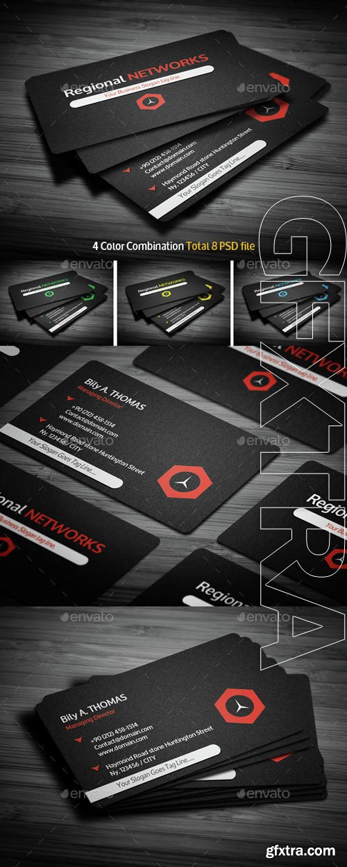 GR - Black Corporate Business Card 14917912 GR - Black Corporate Business Card 14917912