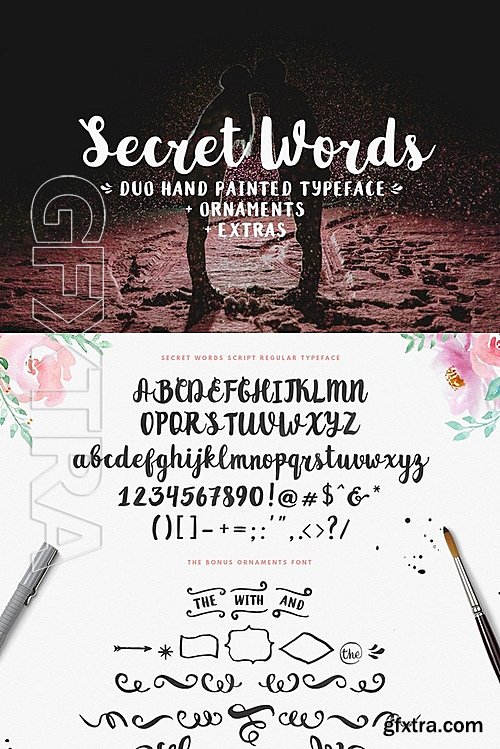 CM - Secret Words Font Duo + Bonus 515636