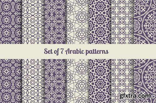 Islamic & Arabic Beautiful Patterns 10xEPS